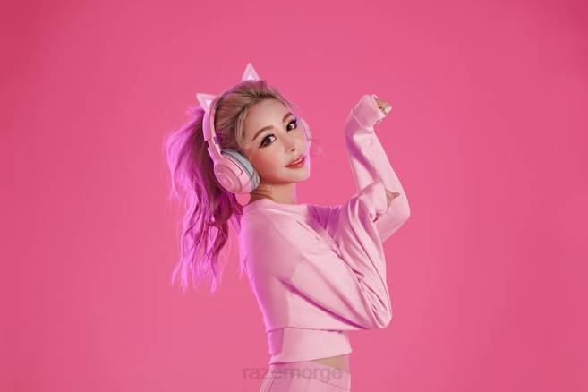Razer kraken bt - kitty edition innholdsskaping én farge FL0B105