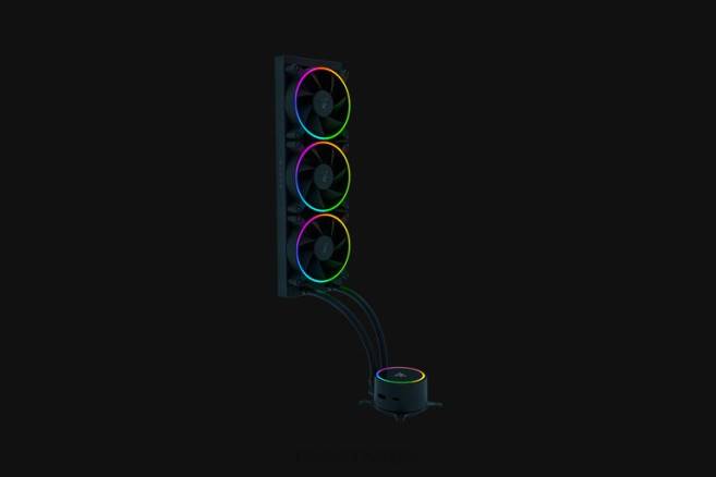 Razer hanbo chroma rgb aio væskekjøler (argb pumpehette) pc-komponent én farge FL0B18