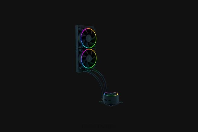 Razer hanbo chroma rgb aio væskekjøler (argb pumpehette) pc-komponent én farge FL0B19