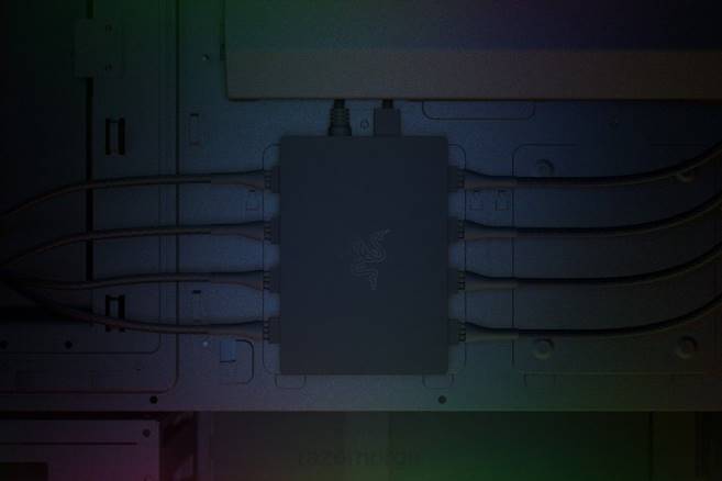 Razer pwm pc viftekontroller komponent én farge FL0B17