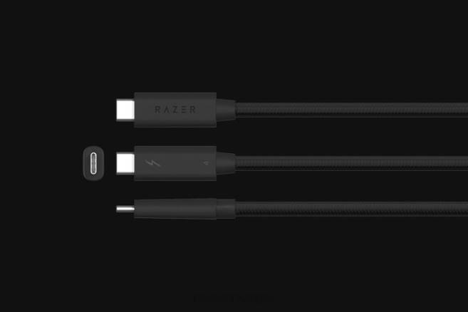 Razer thunderbolt 4 kabel pc-komponent svart FL0B25