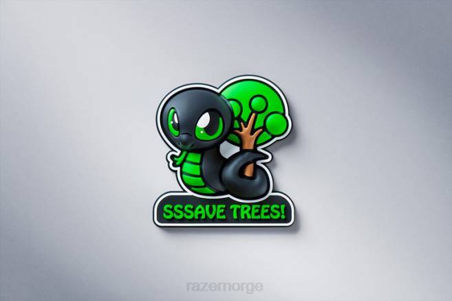 Razer sneki snek kjøleskapsmagnet - sssave trær utstyr én farge FL0B207