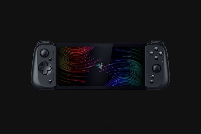 Razer edge gaming nettbrett og kishi v2 pro-kontroller mobil én farge FL0B180