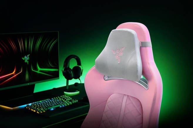 Razer hodepute spillestol kvarts FL0B143