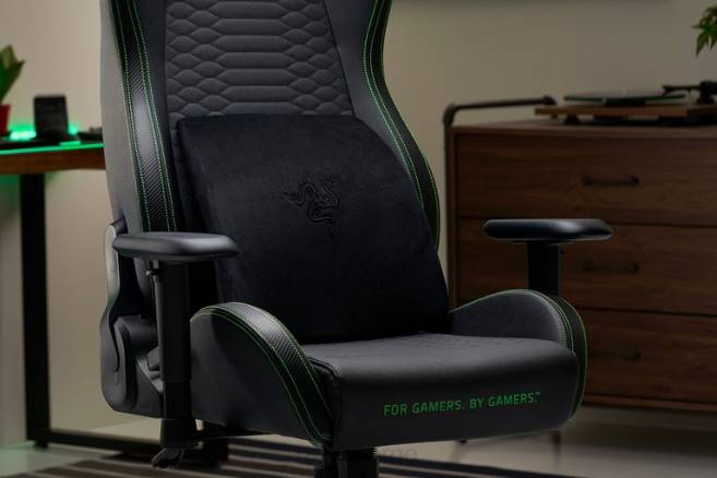 Razer lumbal pute spillestol én farge FL0B146