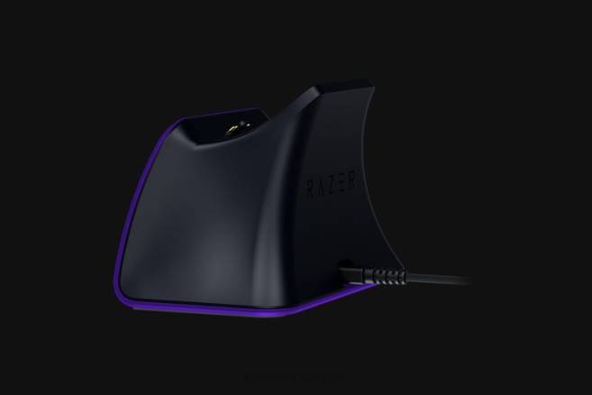 Razer hurtigladestativ for ps5 konsoll lilla FL0B172