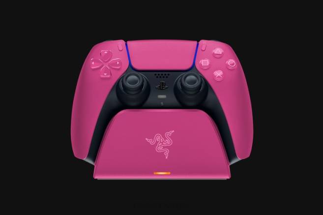 Razer hurtigladestativ for ps5 konsoll rosa FL0B173