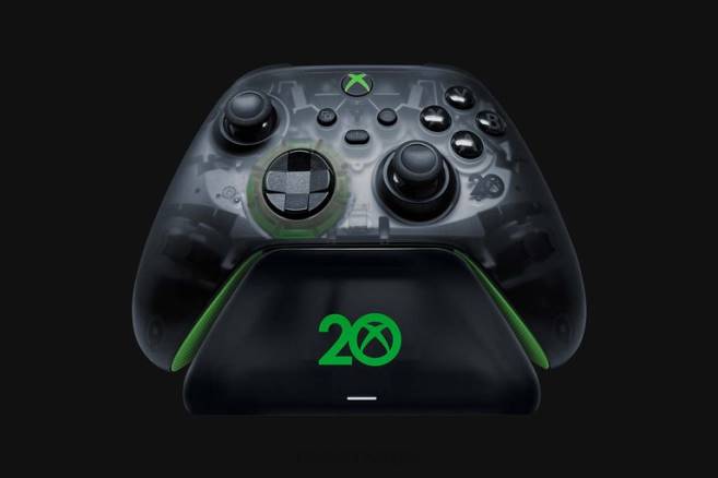 Razer universal hurtigladestativ for xbox - xbox 20th anniversary limited edition konsoll én farge FL0B166