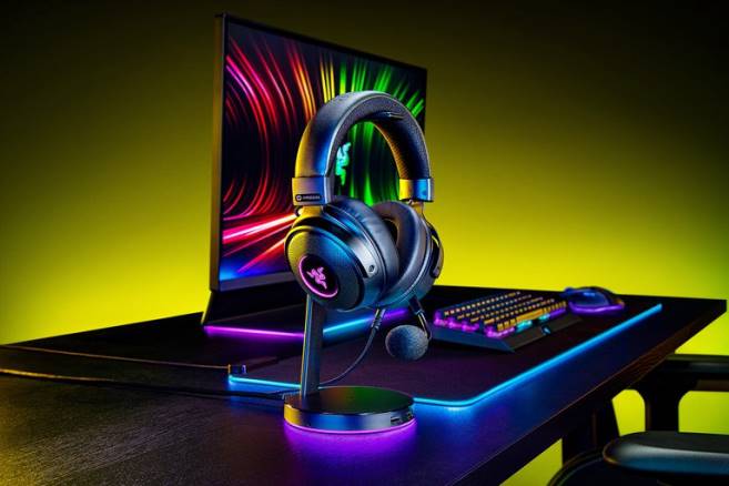 Razer kraken v3 hypersense spilllyd én farge FL0B95