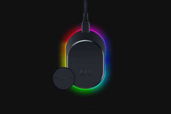 Razer basilisk v3 pro + mouse dock pro-pakke mus én farge FL0B30