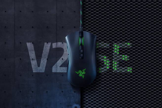 Razer deathadder v2 spesialutgave mus én farge FL0B42
