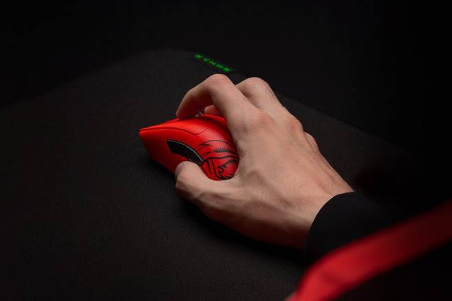 Razer deathadder v3 pro faker edition mus én farge FL0B37