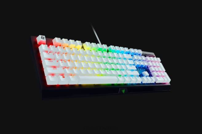 Razer blackwidow v3 - green switch - us - roblox edition tastatur hvit FL0B59