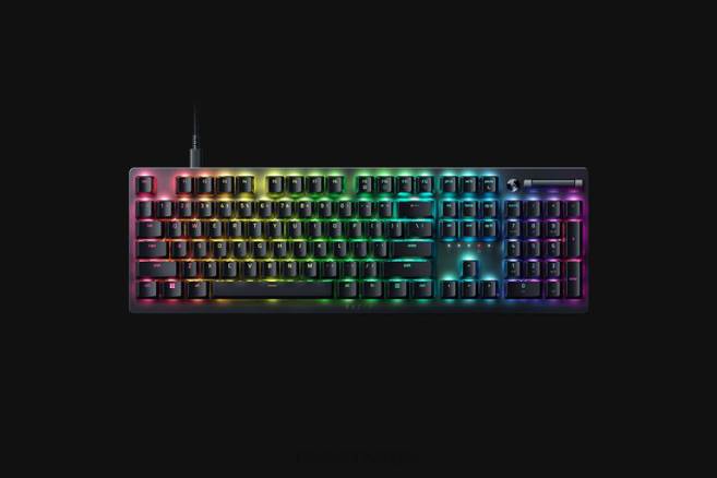 Razer deathstalker v2 - klikky optisk bryter - oss tastatur én farge FL0B67