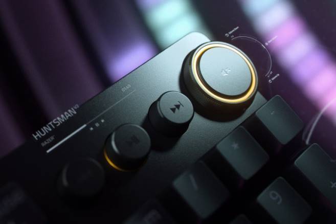 Razer huntsman v2 - klikky optisk bryter - oss tastatur én farge FL0B69
