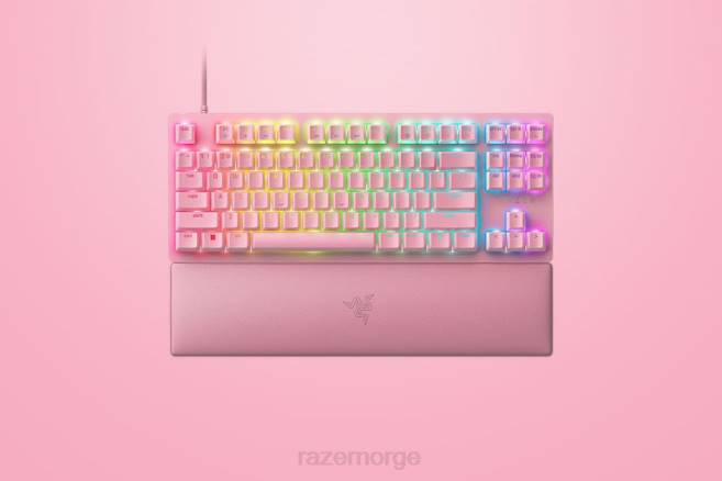 Razer huntsman v2 tenkeyless - lineær optisk bryter - us tastatur kvarts FL0B70